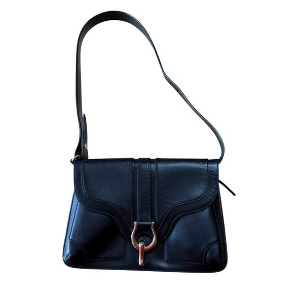 Kate Spade New York Gavin Leather Shoulder Bag Black - Picture 1 of 12